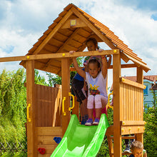 Carregar imatge al visor de la galeria, Casita de madera con tobogán