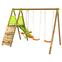 Carregar imatge al visor de la galeria, Gronxador per a jardí Churro amb rocòdrom i balancí