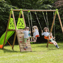 Carregar imatge al visor de la galeria, Gronxador per a jardí Churro amb rocòdrom i balancí
