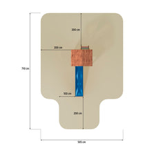 Carregar imagem no visualizador da galeria, Parque infantil con caseta, tobogán y arenero
