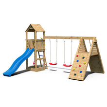 Cargar imagen en el visor de la galería, Parque infantil con doble rocódromo