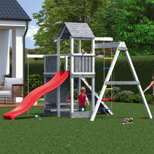 Carregar imatge al visor de la galeria, Parque infantil moderno con tobogán rojo