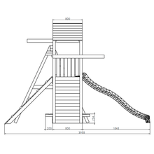 Cargar imagen en el visor de la galería, Parque Infantil Activer con mesa de picnic
