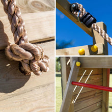 Load image into Gallery viewer, Gaia TL2S climbing frame with double swing and slide