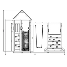 Carregar imatge al visor de la galeria, Parque infantil con rocódromo