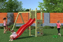 Carregar imatge al visor de la galeria, arque infantil con columpio doble y tobogán
