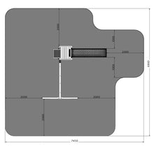 Carregar imatge al visor de la galeria, arque infantil con columpio doble y tobogán