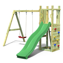 Carregar imatge al visor de la galeria, arque infantil con columpio doble y tobogán
