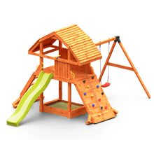 Carregar imatge al visor de la galeria, Parc infantil Giant Move color Teca amb casa extra gran