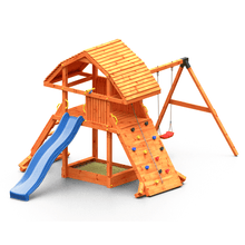 Carregar imatge al visor de la galeria, Parc infantil Giant Move color Teca amb casa extra gran