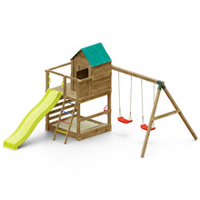 Cargar imagen en el visor de la galería, Parque infantil Jarcas con columpio tobogán y arenero