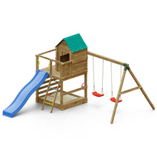 Cargar imagen en el visor de la galería, Parque infantil Jarcas con columpio tobogán y arenero