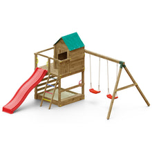 Cargar imagen en el visor de la galería, Parque infantil Jarcas con columpio tobogán y arenero