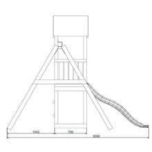 Load image into Gallery viewer, Parque infantil con torre y tobogán