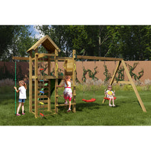 Load image into Gallery viewer, Niñas jugando en un parque infantil