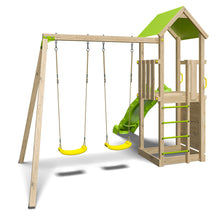 Carregar imatge al visor de la galeria, Parc infantil Smart Experience amb rocòdrom i tobogan