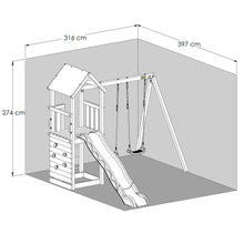 Carregar imatge al visor de la galeria, Parc infantil Smart Experience amb rocòdrom i tobogan