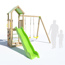 Carregar imatge al visor de la galeria, Parc infantil Smart Experience amb rocòdrom i tobogan