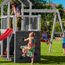 Load image into Gallery viewer, Carol 3 Gray White playground with slide