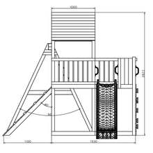 Load image into Gallery viewer, Carol 3 Gray White playground with slide