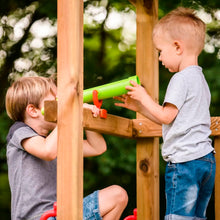 Carregar imatge al visor de la galeria, Parc infantil Smart Explorer amb rocòdrom i tobogan