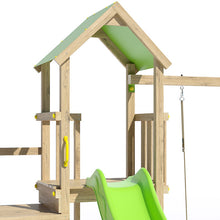 Cargar imagen en el visor de la galería, Casita de madera con tobogán