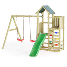 Load image into Gallery viewer, parque infantil para jardín con rocódromo