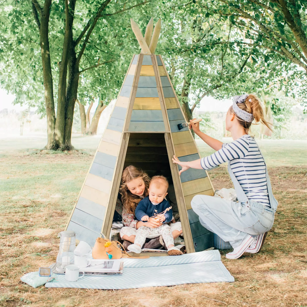Outdoor teepee 2025 swing
