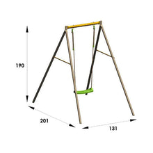 Carregar imatge al visor de la galeria, Columpio para jardín medidas