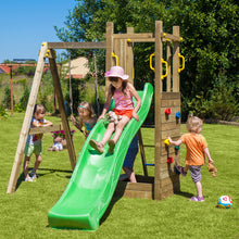 Cargar imagen en el visor de la galería, Samll climbing frame swing and slide