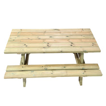 Carregar imatge al visor de la galeria, mesa de picnic de madera