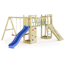 Cargar imagen en el visor de la galería, Parque infantil para jardín tobogán azul