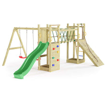 Cargar imagen en el visor de la galería, Parque infantil para jardín tobogán verde