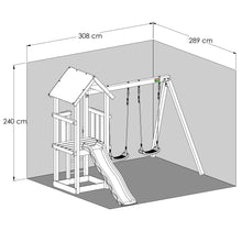 Load image into Gallery viewer, Easy Experience playground with slide and swings