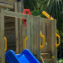Cargar imagen en el visor de la galería, Parque infantil extra grande Treehouse con rocódromo