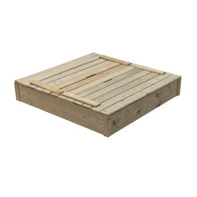 Load image into Gallery viewer, Children's sandbox with lid and benches - Robert 120 x 120

