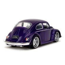 Carregar imatge al visor de la galeria, VW Escarabat de Miércoles Addams Metàl·lic 1:24
