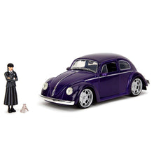 Carregar imatge al visor de la galeria, VW Escarabat de Miércoles Addams Metàl·lic 1:24
