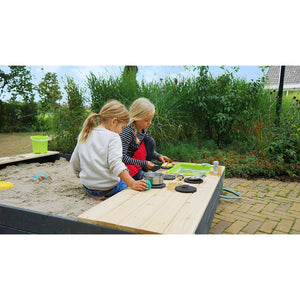 Aksent wooden sandbox with kitchen 200x140cm