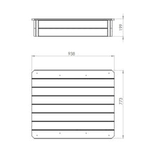 Cargar imagen en el visor de la galería, Arenero de madera Aksent 94x77
