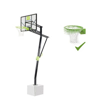 Load image into Gallery viewer, EXIT Dunkring Basketball Hoop with Net - Green
