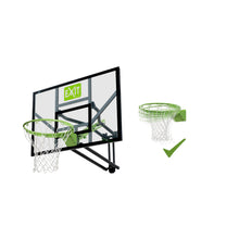 Load image into Gallery viewer, EXIT Dunkring Basketball Hoop with Net - Green
