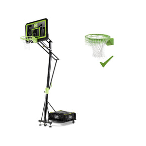 Aro de Baloncesto con Red EXIT Dunkring - Verde