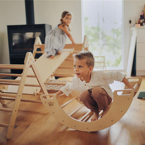 Pikler Wooden Swing and Climbing Arch