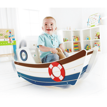 Load image into Gallery viewer, Wooden baby rocking - Boat
