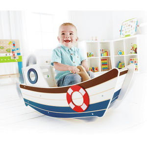 Wooden baby rocking - Boat