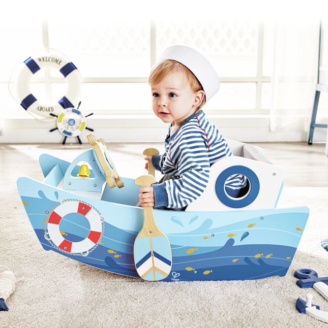 Captains Chair Rocker Wooden Rocking Chair The Captain's Ship | Juego y Jardín