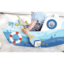 Load image into Gallery viewer, Wooden Rocking Chair The Captain&#39;s Ship
