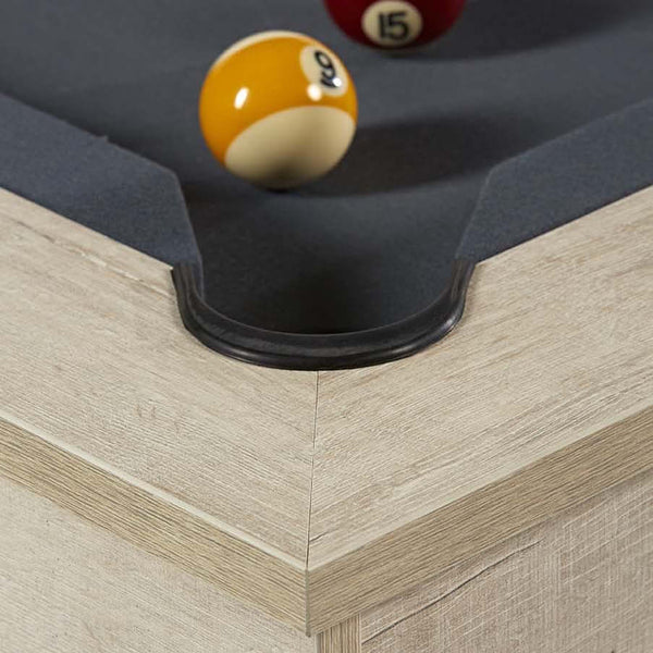 detalle billar para casa roble