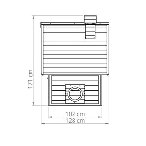 Wooden Playhouse Fantasia 100 Natural color